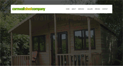 Desktop Screenshot of cornwall-shed-company.co.uk